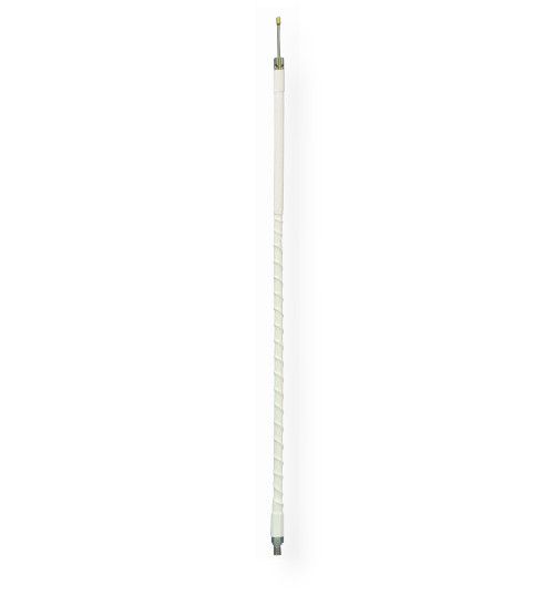 Accessories Unlimited Model AUT200-W 2' 1,000 Watt Heavy Duty CB Antenna (White); High Performance Coil Design; Rugged Solid Fiberglass Core; High Power Handling 1000 Watt rating; 27 MHz CB radio frequency approved; N.O.A.A. Weather Compatible; Cap included; UPC 722900001283 (2 FOOT 1000 WATT HEAVY DUTY 3/8' X 24