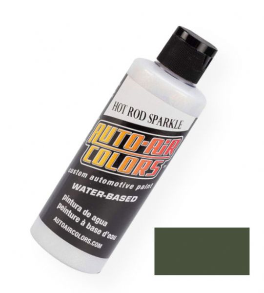 Auto-Air Colors 4503-04 Airbrush Paint 4 oz Hot Rod Sparklescent Gold; Premium water-based custom paints; Work well for graphics over existing finishes and for complete paint jobs; Colors are intermixable for a limitless palette of colors and effects not possible with other paint systems; 4 oz; bottles; Shipping Weight 0.35 lb; Shipping Dimensions 2.75 x 2.75 x 5.00 in; UPC 717893445039 (AUTOAIRCOLORS450304 AUTOAIRCOLORS-450304 AUTO-AIR COLORS/450304 AIRBRUSH ARTWORK)