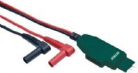 Extech AUT-TL Automotive ATC Fuse Adapter Test Leads, ATC-blade Connector Plug Into the Fuse Block, 20A/48VDC (10 Sec Max) Measuring Range, 2.6ft (80cm) Connector Cable with Standard Shrouded Right-angle Banana Plugs for use with Virtually any DMM with a 20A Current Input, ±2% Accuracy, UPC 793950306000 (AUTTL AUT TL) 