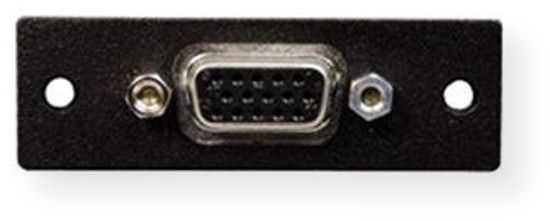 Wiremold AV1000BK 15 Pin HD F to F AV Plate; Black; For Computer Applications; Single plate design; Screw down design ensures a secure connection that cannot be easily pulled out or disconnected while in use; Designed to work in all Wiremold A/V compatible pathways; UPC 786776177619 (AV1000BK AV-1000BK AV1000-BK AV1000BKWIREMOLD AV1000BK-WIREMOLD)