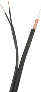 Axis AV82245 RG59 Cable with Two 18-Gauge Wires, 500 Ft. Spool-box (AV-82245 AV 82245)