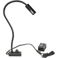 AVFi LIGHT-18 Adjustable High Intensity Gooseneck Light 18" Long With Chassis And Dimmer, Black; 18" flexible gooseneck; Fully adjustable dimmer; Attached lamp with chassis; High intensity halogen (5 watt) bulb; Six feet power cord; Low voltage operation; Dimensions 19" x 3" x 1"; Weight 6 lbs; UPC N/A (AVFILIGHT18 AVFI LIGHT-18 GOOSENECK ADJUSTABLE LIGHT) 