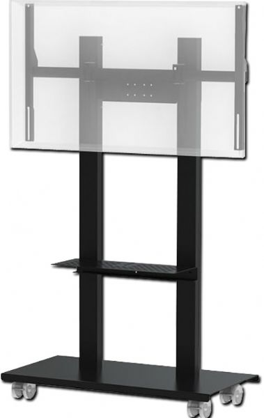 AVFI SYZ80-CS55-B Mobile Interactive Stand for Cisco Spark Boards 55, Black Metal; Mobile interactive stand compatible for Cisco Spark Board 55; Scratch resistant powder coat finish (Black); VESA pattern 300 x 300mm  1100 x 650mm max; Maximum display weight cannot exceed 250 lbs; Adjustable TV bracket height during setup, 3 height settings and 2 horizontal settings; UPC N/A (AVFISYZ80CS55B AVFI SYZ80CS55B SYZ80-CS55-B SYZ80 CS55 MOBILE STAND SINGLE MONITOR BLACK)
