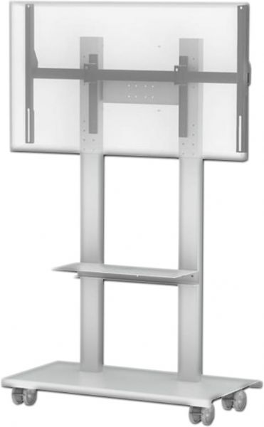 AVFI SYZ80-CS55-W Mobile Interactive Stand for Cisco Spark Boards 55, White Metal; Mobile interactive stand compatible for Cisco Spark Board 55; Scratch resistant powder coat finish (white); VESA pattern 300 x 300mm  1100 x 650mm max; Maximum display weight cannot exceed 250 lbs; Adjustable TV bracket height during setup, 3 height settings and 2 horizontal settings; UPC N/A (AVFISYZ80CS55W AVFI SYZ80CS55W SYZ80-CS55-W SYZ80 CS55 MOBILE STAND SINGLE MONITOR WHITE)