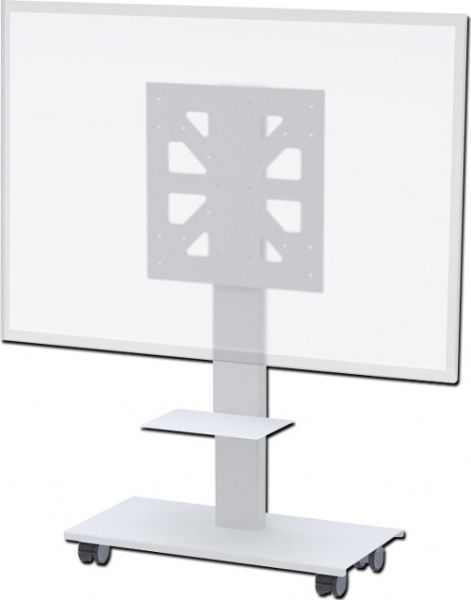 AVFI SYZ84-K Audio Visual Forniture, Mobile Display Stand For Smart KAPP84 Board; Designed to accommodate  SMART kapp84 capture board; Maximum display weight cannot exceed 160 lbs; Adjustable TV bracket height during setup; Cable passage in spine; Heavy duty steel weighted base; Rolls on 4 wheels; UPC N/A (AVFISYZ84K AVFI SYZ84K SYZ84 FORNITURE MOBILE DISPLAY)