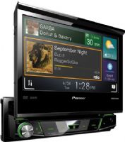 Pioneer AVH-X6800DVD One-DIN DVD Receiver with 7" Flip-out Display, Spotify, and AppRadio One, Resolution WVGA 800 x 480, 50W x 4 Built-in Amplifier, Works with Spotify for iPhone, FLAC Audio Playback, Pandora Favorite Station Presets, Clear Resistive Touchscreen, Audio & Video Quality, MIXTRAX, USB Direct Control for iPod/iPhone, UPC 884938312783 (AVHX6800DVD AVH X6800DVD) 