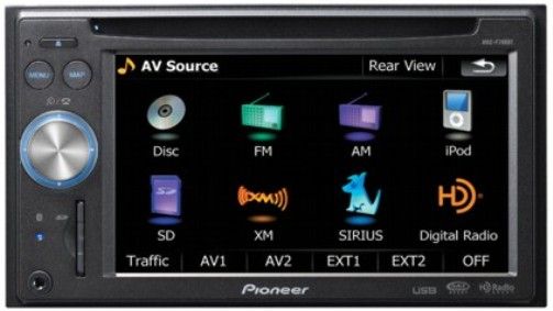 Pioneer AVIC-F700BT In-Dash Navigation AV Receiver with CD Player and Built-In Bluetooth, Use your voice to make calls and control your iPod, Built-In SD Card Slot, USB Direct Control for portable media, 5.8 inch Screen Size, Pixels 800 x 480 (WVGA), Coverage Area US, Canada, Alaska, Hawaii (AVICF700BT AVIC F700BT AVIC-F700B AVIC-F700)