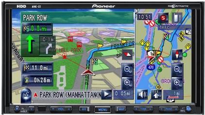 Pioneer AVIC-Z2 In-Dash DVD Receiver With Navigation System and 30 GB hard drive, 3D Landmark Icons and Updated POI Icons, Roadside Assistance display, DVDs, DVD-R/RWs, CDs, CD-R/RWs, and MP3 discs compatible, Supertuner IIID AM/FM tuner, Audio/video input, Rear-view camera input, Front, rear, and subwoofer preamp outputs, 18 FM/6 AM presets (AVIC Z2 AVICZ2)
