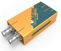 AVmatrix SC1221 Pocket-size Broadcast HDMI to 3G-SDI Mini Converter; Converts HDMI input signal to SDI signal; Very convenient for users with the full size SDI and HDMI connectors; HDMI Video Input HDMI type A x 1; SDI Video Output SD/HD/3G-SDIx2; SDI Video Rate SD/HD/3G-SDI; Dimensions 0.9 H x 2.91 W x 1.61 D inches; Weight 0.88 Pounds (AVMATRIXSC1221 AVMATRIX/SC1221 SC-1221 SC12-21) 