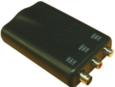 Intelix AVO-V1A2-F Composite Video and Stereo Analog Audio Balun, Max Distance 2200 feet, Bandwidth (video) DC to 8 MHz, Bandwidth (audio) 20 Hz to 20 kHz, No power required, Maximum Input 1.1 Vp-p, Insertion Loss Less than 2 dB over the frequencies from DC to 8 MHz, Return Loss Better than 15 dB over the frequency range from DC to 8 MHz (AVOV1A2F AVOV1A2-F AVO-V1A2F)
