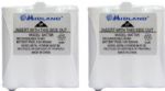 Midland AVP8 Rechargeable Battery Packs, 2 Rechargeable NiMH Battery Packs (BATT6R), UPC 046014298798 (AVP8 AVP8 AVP8) 