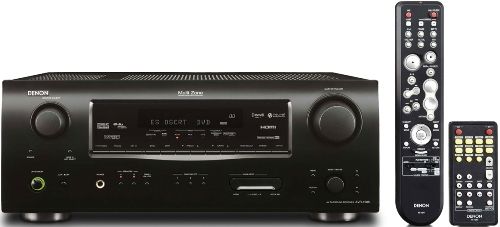 Denon AVR-1908 Refurbished Audio/Video Surround Receiver, 90 watts x 7 channelsm 100MHz component video switching, Dual-room dual-source multi-zone output, Discrete zone 2 pre-amp outputs, Power amplifier assign, 7.1 channel analog EXT input for HD discrete audio sources, XM Radio ready, XM-HD Neural sound decoding (AVR1908 AVR 1908 AVR1908-R)