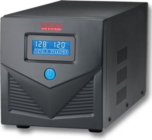 Maruson AVR-3000LCD AVR with two boost and one buck Stable Power Protection 3000VA/1500W, 3000VA/1500W automatic voltage regulator, Input voltage and output voltage LCD display, 2 Boost and 1 Buck AVR for voltage stabilization, High and Low voltage protection, 8 outlets ( AVR + Surge ), UPC MARUSONAVR3000LCD (MARUSONAVR3000LCD MARUSON AVR3000LCD AVR 3000 LCD MARUSON-AVR3000LCD AVR-3000-LCD) 