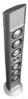 Celestion AVS501 Soundstyle 3-Way Aluminum Satellite Speaker, Magnetic shielding, Silver (AVS-501 AVS 501 AV-S501 CLTAVS501) 