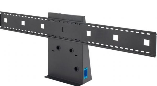 AVTEQ TT-2 Table top mounting system, For up to dual 52 flatscreens, Versatile design allows for use on any surface, Ample cable space, Rear mounted, adjustable height camera shelf, Solid steel construction, Removable rear cover completely hides cables and allows for easy equipment installation, Durable scratch resistant powder coat finish (TT-2 TT2 TT 2)