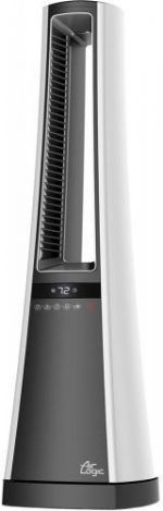 Lasko AW300 Air Logic Bladeless Heater Model, Exclusive Heat Channels for Long Range Heat Projection, 1500 Watts of Comforting Warmth, EZtouch Controls for Added Convenience, 2 Heat Settings, 8-Hour Timer, Digital Thermostat, Remote Control with On-Board Storage, Widespread Oscillation, Built-In Safety Features, Automatic Overheat Protection, Cool-to-the-Touch Exterior, No Visible Element, EZClick System with Permanent Filter, Fully Assembled, E.T.L. listed (AW300 AW300 AW300) 
