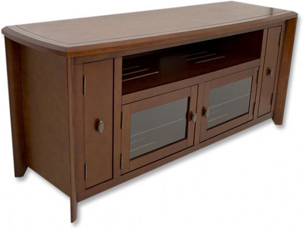 Techcraft AWC6428 Wide High Boy Credenza, Holds up to 6 components, Fits up to 65