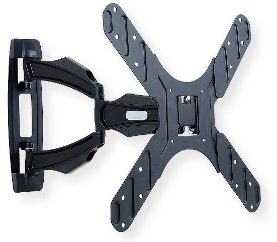 Apollo Enclosure AWM 207 Articulating Wall Mount; Black; For 39.00 to 42.00