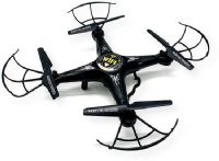 Quadrone AW-QDR-IST I-Sight; Black; Use your phone as a remote; See what your quad sees; 2.4 Gigahertz Remote Control; 360 degree turns, flips and rolls; Corner crash guards and landing gear included; 2 Mega Pixel camera, shoots photo and video; UPC 888255161970 (QUADRONE ISIGHT I SIGHT QUADISIGHT AWQDRIST ISIGHT-AWQDRIST) 