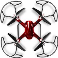Quadrone AW-QDR-SPCAM Sparrow-Cam; Red; Built In Camera; 6 Axis Gyro; 2.4 Gigahertz Remote Control; Headless Mode; One key return; 360 Degree Turns, flips and rolls; Corner crash guards included; Control Distance: 300 feet; UPC 888255179623 (QUADRONE SPARROW SPARROW-CAM AW-QDR-SPCAM DRONE-AWQDRSPCAM) 