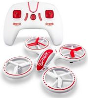 Quadrone AW-QDR-SPK Quadrone Spark Drone, White Flyies Upto 200 Feet No Toy Age 14 Plus;  6 Axis Gyro; 2.4GHZ RC; 360 Degree Turns, flips and rolls; Control Distance 200 feet; Drone Battery; 360 LED light-upnight light feature, Regargeable 3.7 500mAh Li-PO Battery; Charging time 90 minutes; Playing time up to 7 minutes; NO assembly required; UPC 888255151919 (QUADRONEAWQDRSPK QUADRONE AWQDRSPK AW QDR SPK AW QDRSPK AWQDR SPK QUADRONE-AWQDRSPK AW-QDR-SPK AW-QDRSPK AWQDR-SPK) 
