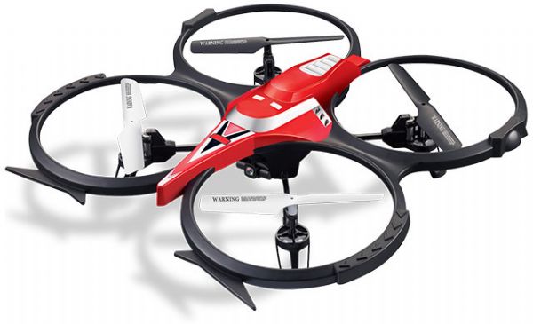Quadrone AWQDRXCAM Transform the sky and record it; Red; 6 Axis Gyro; 2.4GHZ Remote Control; 360 Degree Turns, flips and rolls; Control Distance 150 feet; 300K Pixel camera, shoots photo and video; USB/SD cartridge included; Removable Shell for indoor/outdoor flight mode; 2 flying modes for beginner expert; UPC 888255149756 (AWQDRXCAM AW-QDRXCAM QUADRONE-XLC QUADRONEXLC AWQDRXCAMXLC AWQDRXCAM-XLC)