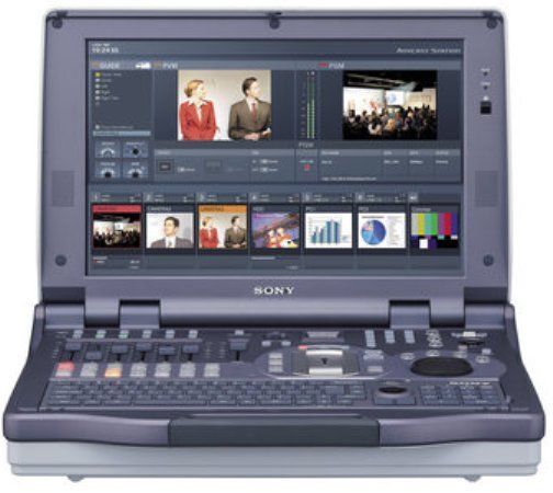 Sony AWS-G500HD Anycast Station HD Live Content Producer, HD capability ONLY, Unit is preconfigured with (1) BKAW-560 and (1) BKAW-590, Third interface module slot is empty to allow for flexible user configuration, 15