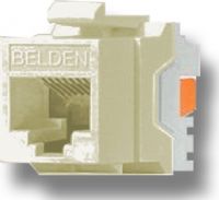 Belden Wire and Cable AX101319 CAT6e Modular Jack, 1 x RJ-45 Female Network, Almond Color, IDC termination, A/B universal wiring, Copper Alloy Contact Material, Gold Contact Plating, Female, Plastic Housing Material, Weight 0.024 Lbs, UPC N/A (BELDENAX101319 BELDEN AX101319 AX 101319 BELDEN-AX101319 AX-101319) 