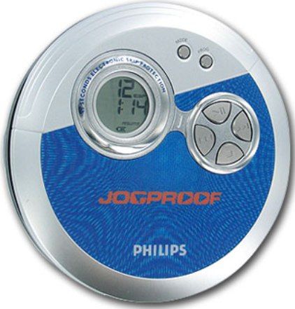 Philips AX3311 Personal Jogproof CD Player, Digital Dynamic Bass Boost, Extended Battery Playing Time: 20 Hours, CD, CD-R + CD-RW Compatible, 45 Seconds  Skip Protection , Line Output, Digital out for perfect CD recording, Headphones (AX-3311 AX 3311)