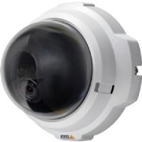 Axis Communications 0339-001 Model M3203 Fixed Dome Camera, 1/4” progressive scan RGB CMOS Image sensor, Varifocal 2.8 - 10 mm, 66° - 18° view, F1.7, fixed iris Lens, Light sensitivity 0.9 - 100000 lux, F1.7, Shutter time 1/24500s to 1/6s, Digital PTZ, preset positions, guard tour, Pan 360°, tilt 170°, rotation 340°, EAN 7331021031722 (AXIS0339001 0339001 0339 001 M-3203) 