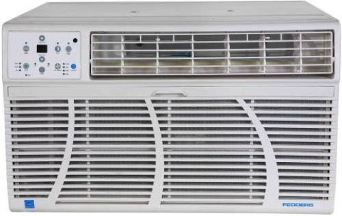 Fedders AZ7T10W7A Through-The-Wall Air Conditioner, 10000 BTU Cooling, 9.4 E.E.R., 2.8 Pints Per Hours, 450 square feet Cooling Area, 230 Volts, 4-way adjustable air direction, Built-in auto restart function, 3 cooling and 3 fan speeds, 24-hour on/off timer, Auto cool mode, Energy Save mode, Sleep mode, Replaces A7T10W7A (AZ7T-10W7A AZ7T 10W7A AZ7-T10W7A A7T10-W7A A7T10W7 A7T10W A7T10)