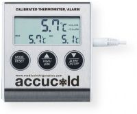 Summit AlarmKIT High/low Temperature Alarm With Nist Calibrated Temperature Readout; NIST calibrated, temperature probe is calibrated in our ISO/IEC 17025:2005 certified laboratory; Alarm sounds and screen flashes if the unit temperature rises above or falls below the high and low set points; Rear slide switch lets you switch the display from Celsius to Fahrenheit; Unit can be sent back to our ISO/IEC 17025:2005 certified laboratory for recalibration (SUMMITALARMKIT SUMMIT ALARMKIT ALARM KIT SUM 