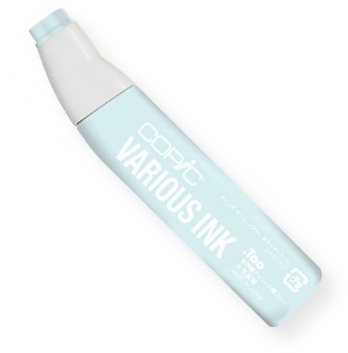 Copic B01-V Various Mint Blue Ink; Copic markers are fast drying, double ended markers; They are refillable, permanent, non toxic, and the alcohol based ink dries fast and acid free; Their outstanding performance and versatility have made Copic markers the choice of professional designers and papercrafters worldwide; EAN 4511338004234 (B01-V B01V VARIOUS-B01-V COPICB01-V COPIC-B01-V COPIC-B01V)