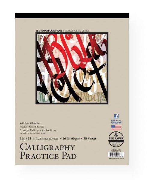 Bee Paper B1005T50-912 Calligraphy Practice Pad 9