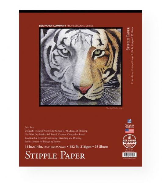 Bee Paper B1013T25-1114 Stipple Paper Pad 11