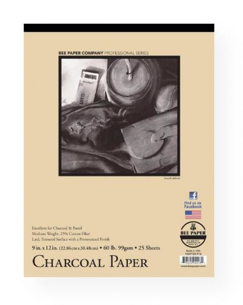 Bee Paper B1021T25-912 Charcoal Paper Pad 9
