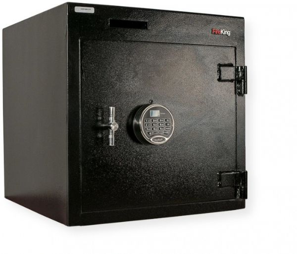 FireKing B2020S-FK1 Deposit Slot Safe, Black; B-Rate 0.5