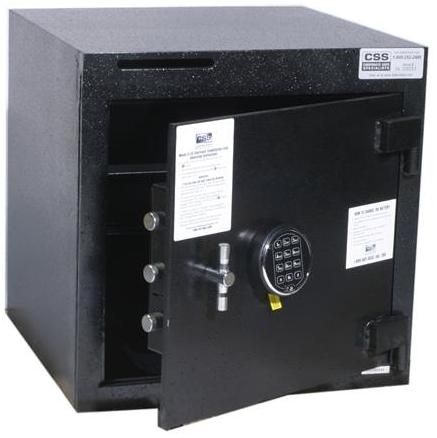 CSS B2020S-SG1 B-Rate Safe Box with Deposit Slots, 1/2