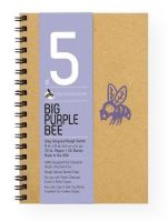 Bee Paper B206CB50-609 Big Purple Bee Gray Recycled Rough Sketch Paper 9" x 6"; 100% recycled post consumer waste; Gray, chemical free rough surface sketch paper; For use with pencil, charcoal, chalk and artist crayon; Use with light and dark dry media to pull out highlights and shadows from a neutral tone background; Excellent for fashion design; UPC 718224201560 (BEEPAPERB206CB50609 BEEPAPER-B206CB50609 BEE-PAPER-B206CB50-609 BEE/PAPER/B206CB50/609 B206CB50609 ARTWORK) 