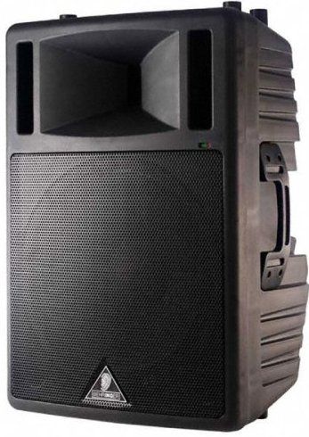 Behringer B300 Active 2-Way Loudspeaker System with 2-Band EQ and Mic Preamp, High-efficiency 1 1/4
