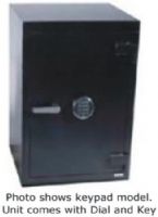 CSS B3018IC-RCH3 B-Rate Safe Box, 1 Door with IC, 1/2" Solid A36 Steel Door, Sledgehammer and Pry Bar Resistant, This unit comes with a Combination Dial and Key (B3018IC RCH3, B3018ICRCH3, B-3018IC, B3018IC, B3018) 