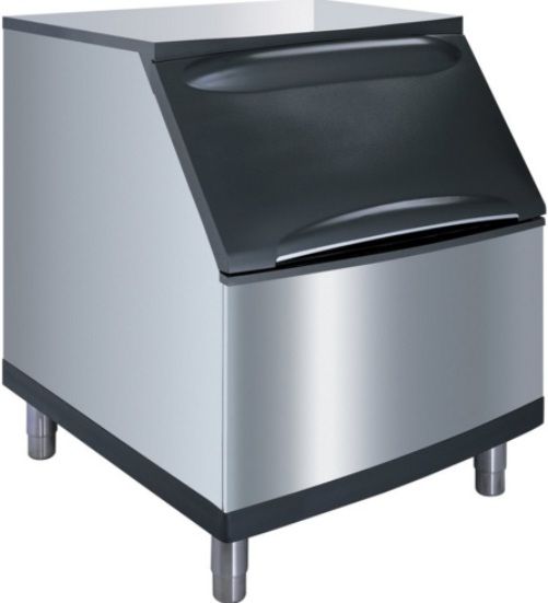 Manitowoc B-400 Ice Bin, Approximately 290 lb ice storage capacity, 12.3 cu.ft, One set of stainless steel legs are included, Legs adjust from 6