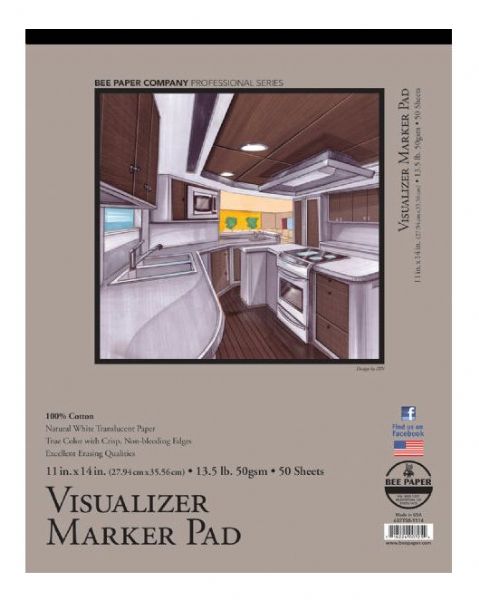 Bee Paper B637T50-1114 Visualizer Marker Pad 11