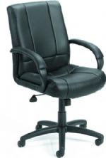 Boss Office Products B7906 Caressoft Executive Mid Back Chair, Beautifully upholstered with ultra soft and durable Caressoft upholstery, Executive Mid Back styling with extra lumbar support, Padded armrests covered with Caressoft upholstered, Large 27" nylon base for greater stability, Dimension 27 W x 31 D x 40-43.5 H in, Fabric Type Caressoft, Frame Color Black, Cushion Color Black, Seat Size 20.5" W x 20" D, Seat Height 20" -23.5" H, Arm Height 27"-30" H, UPC 751118790610 (B7906 B7906 B7906) 