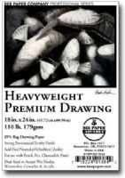 Bee Paper B810P100-1824 Heavyweight Premium Drawing Sheets 18" x 24"; Neutral pH, superior, archival quality heavyweight rag drawing paper; Strong, pronounced, toothy finish for pencil, pen, charcoal and pastel; 18" x 24"; 100 sheets per pack; Dimensions 18" x 24" x 1"; Weight 10.90 Lbs; UPC 718224013842 (BEEPAPERB810P1001824 BEEPAPER B810P1001824 BEE PAPER B810P100 1824 BEE-PAPER B810P100-1824 ALVIN) 