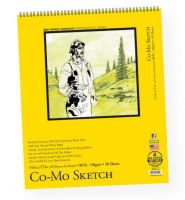 Bee Paper B820S30-1417 Co-Mo Sketch Pad 14" x 17"; Heavyweight recycled Co-Mo Sketch is a hard, clean, natural white sheet with excellent erasing qualities; Textured surface has excellent tooth; Double sized to accept light use of wet media; For use with pencil, pen and ink, light washes; 80 lb (130 gsm); 14" x 17"; Spiral Bound; 30 Sheets; Shipping Weight 1.79 lb; UPC 718224015594 (BEEPAPERB820S301417 BEEPAPER-B820S301417 BEE-PAPER-B820S30-1417 BEE/PAPER/B820S30/1417 B820S301417 ARTWORK) 