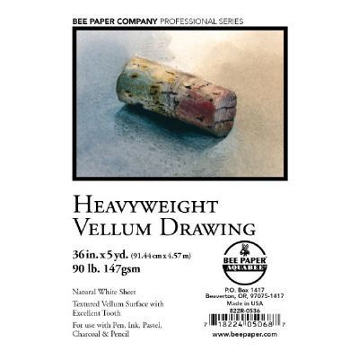 Bee Paper BEE-822R-0536 Heavyweight Vellum Drawing Roll 36