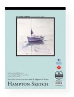 Bee Paper B825T50-912 Hampton Sketch Pad 9" x 12"; Hampton sketch paper is a hard, clean, natural white sheet with excellent erasing qualities; The textured, toothy surface is excellent for dry media; 60 lb (98 gsm); 9" x 12"; Tape Bound; 50 Sheets; Shipping Weight 0.94 lb; Shipping Dimensions 12.05 x 9.00 x 0.4 in; UPC 718224016805 (BEEPAPERB825T50912 BEEPAPER-B825T50912 BEE-PAPER-B825T50-912 BEE-PAPER-B825T50912 B825T50912 ARTWORK) 