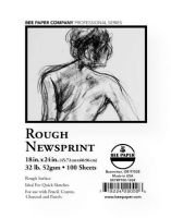 Bee Paper B887RP100-1824 Rough Newsprint Sheets 18" x 24"; Rough surface sheet is ideal for quick sketches; Use with pencil, crayon, charcoal and pastels; 32 lb (82 gsm); 18" x 24"; 100 Sheets; Shipping Weight 4.86 lb; Shipping Dimensions 18.00 x 24.00 x 0.75 in; UPC 718224200006 (BEEPAPERB887RP1001824 BEEPAPER-B887RP1001824 -B887RP100-1824 BEE/PAPER/B887RP100/1824 B887RP1001824 ARTWORK) 