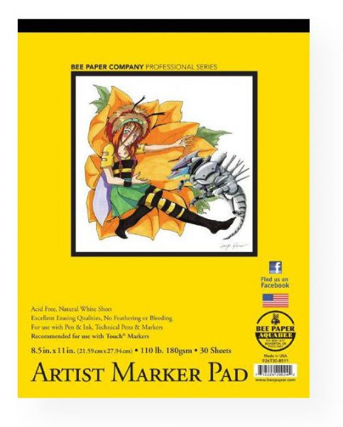 Bee Paper B926T30-8511 Artist Marker Pad 8.5